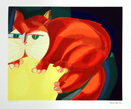 Gato Vermelho - 63/150 - Aldemir Martins Gato Vermelho - 63/150 - Aldemir Martins