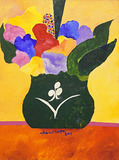 Vaso Verde com Flores - Aldemir Martins Vaso Verde com Flores - Aldemir Martins