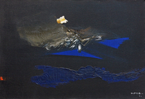 Composição em Azul - Manabu Mabe Composição em Azul - Manabu Mabe