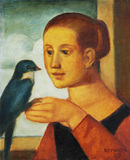 Mulher Com Pássaro - Reynaldo Fonseca Mulher Com Pássaro - Reynaldo Fonseca