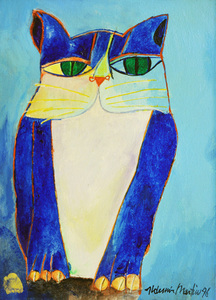 Gato Azul - Aldemir Martins Gato Azul - Aldemir Martins