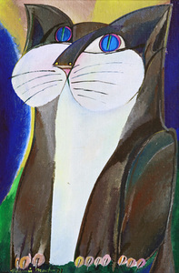 Gato Marrom - Aldemir Martins Gato Marrom - Aldemir Martins
