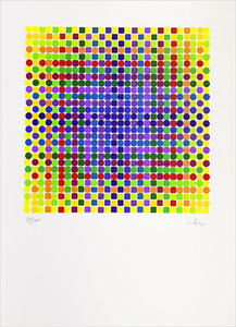 Surface couleur - 90/200 - Julio Le Parc Surface couleur - 90/200 - Julio Le Parc