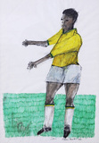 O jogador da seleção - Aldemir Martins O jogador da seleção - Aldemir Martins