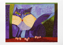 Gato roxo - 15/150 - Aldemir Martins Gato roxo - 15/150 - Aldemir Martins
