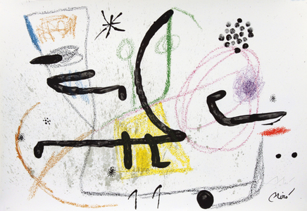 Maravillas con variaciones acrósticas en el jardin de Joan Miró, mod. 9 - Joan Miró Maravillas con variaciones acrósticas en el jardin de Joan Miró, mod. 9 - Joan Miró
