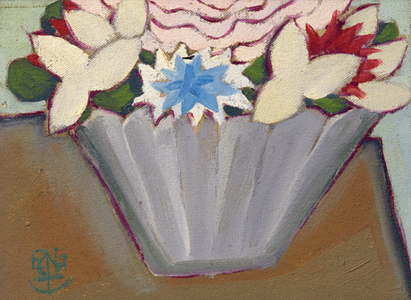 Vaso com flores - Chen Kong Fang Vaso com flores - Chen Kong Fang