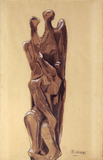 Torsos - Estudo para escultura - Bruno Giorgi Torsos - Estudo para escultura - Bruno Giorgi