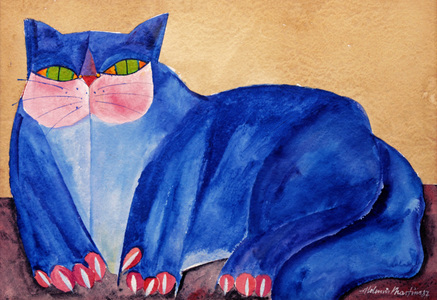 Gato azul - Aldemir Martins Gato azul - Aldemir Martins