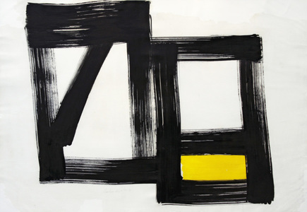 Preto x branco x amarelo - Amilcar de Castro Preto x branco x amarelo - Amilcar de Castro