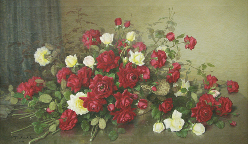 Rosas vermelhas e amarelas - Shokichi Takaki Rosas vermelhas e amarelas - Shokichi Takaki