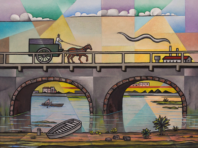 Antiga ponte sobre o Rio Tietê - Odetto Guersoni Antiga ponte sobre o Rio Tietê - Odetto Guersoni