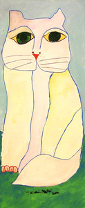 Gato Bege e Rosa - Aldemir Martins Gato Bege e Rosa - Aldemir Martins
