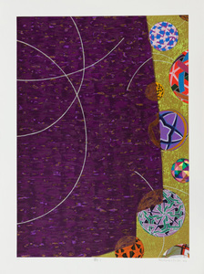 Temari roxo - P.A. - Kazuo Wakabayashi Temari roxo - P.A. - Kazuo Wakabayashi